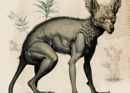 Exploring North American Folklore: Midjourney‎ AI; prompted and modified by Triton, Public domain, via Wikimedia Commons