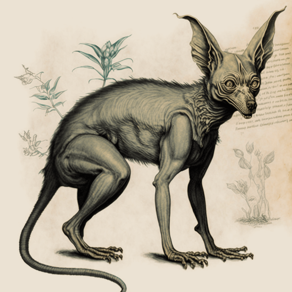 Exploring North American Folklore: Midjourney AI; prompted and modified by Triton, Public domain, via Wikimedia Commons