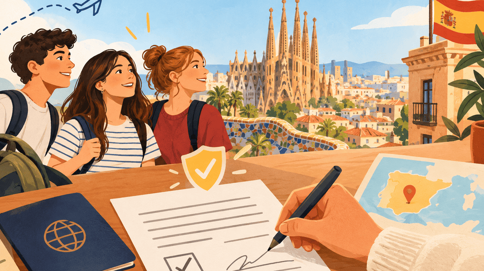 parent permission for travelling to spain